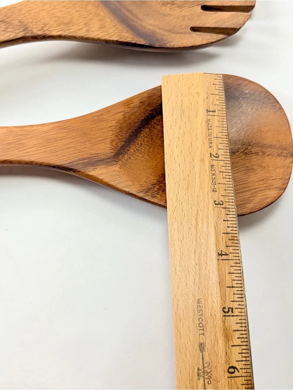 Crate&Barrel Tondo Acacia Wood Servers Utensils NEW